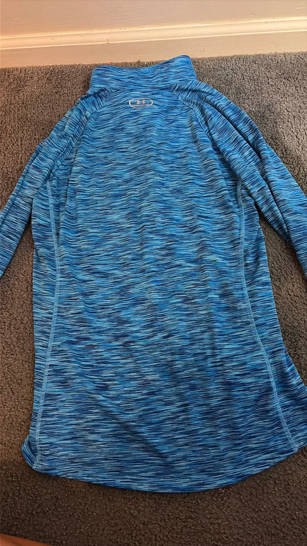 Under Armour Blue Quarter-Zip Pullover - Image 2