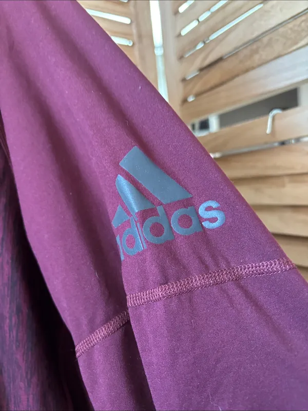 adidas Maroon Zip-Up Hoodie with Sun Devil Logo XL NWT - Image 3