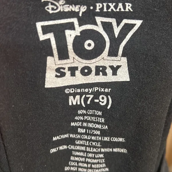 Disney toy story buzz light year black T-shirt - Image 6