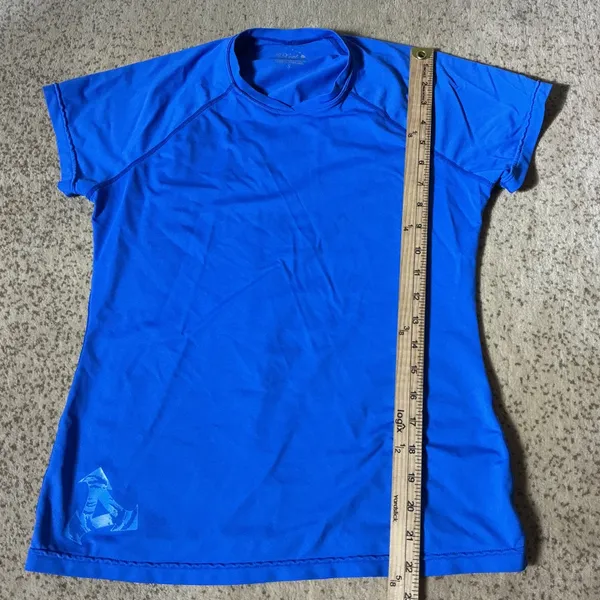 Xcel Womens Blue Short Sleeve Rash Guard‎ UPF 30+ Swim Top WLM43511 Size S - Image 2