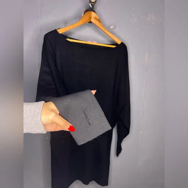 Edikted Eve Off Shoulder Knit Mini Dress Size Large - Image 5