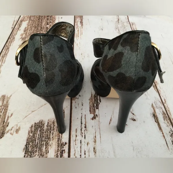 N.Y.L.A. Pony Hair Platform‎ Heel Size 7 - Image 5