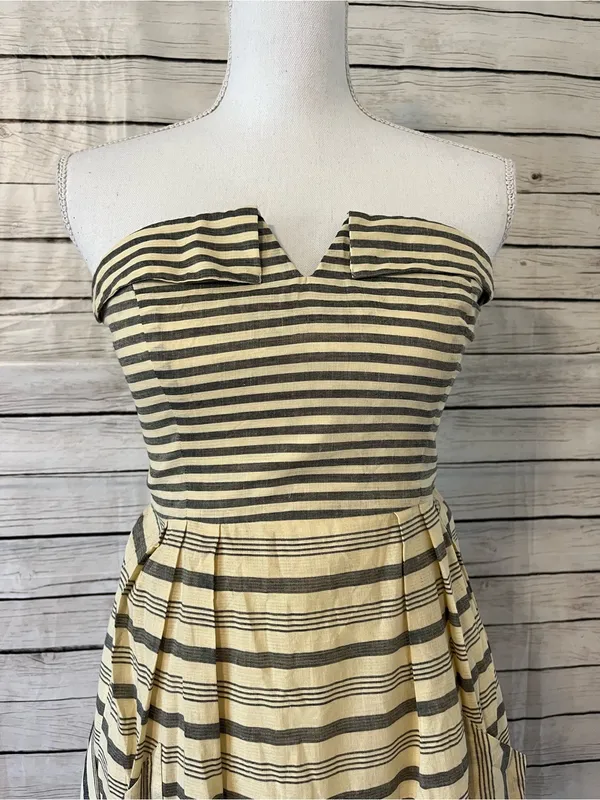 Maeve by Anthropolgie Women’s Changing Stripes Strapless Dress Size 4 - Image 7