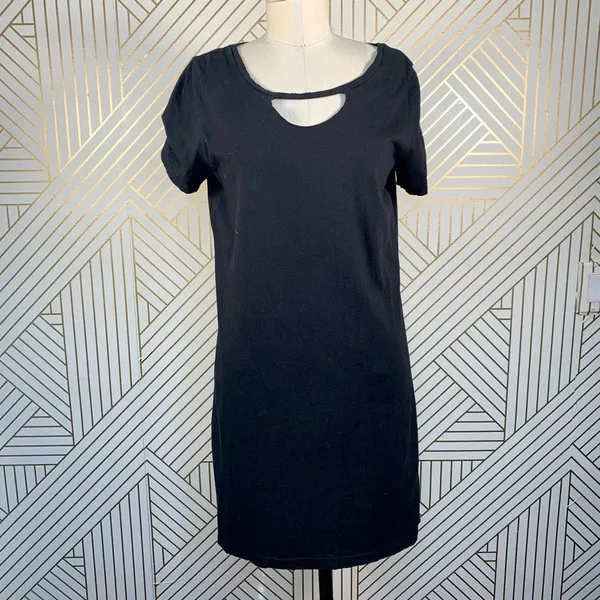 n:Philanthrophy Carlita‎ T-Shirt Dress in Black - Image 3