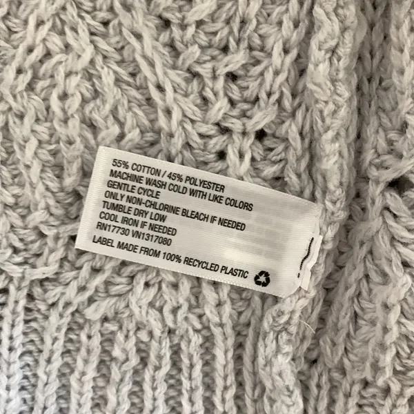 Universal threads light gray open cardigan - Image 4