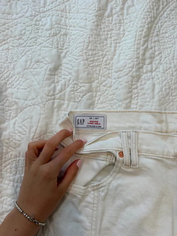 Gap White Jeans - Image 2