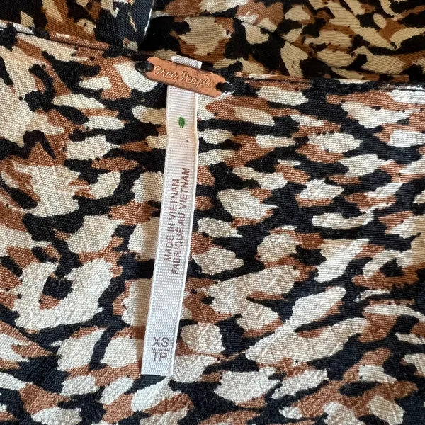 Free People French Quarter Leopard Wrap Mini Dress - Image 11