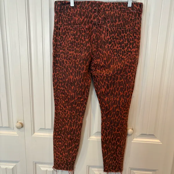 Mother‎ Animal Attraction High Waisted Looker Ankle Fray Jeans Size 32 - Image 2