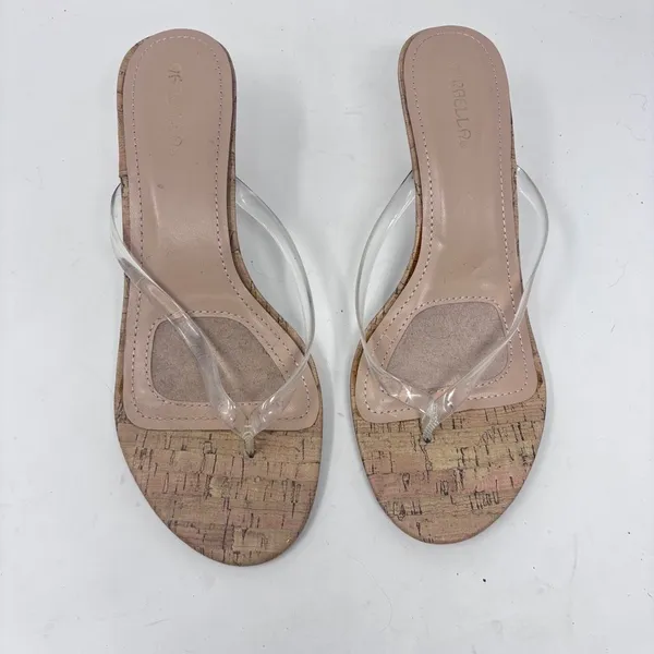 Marbella Cork Wedge Sandals size 10 - Image 5