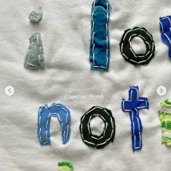 Old Navy Notre dame patchwork quilted reworked bodysuit - Image 13