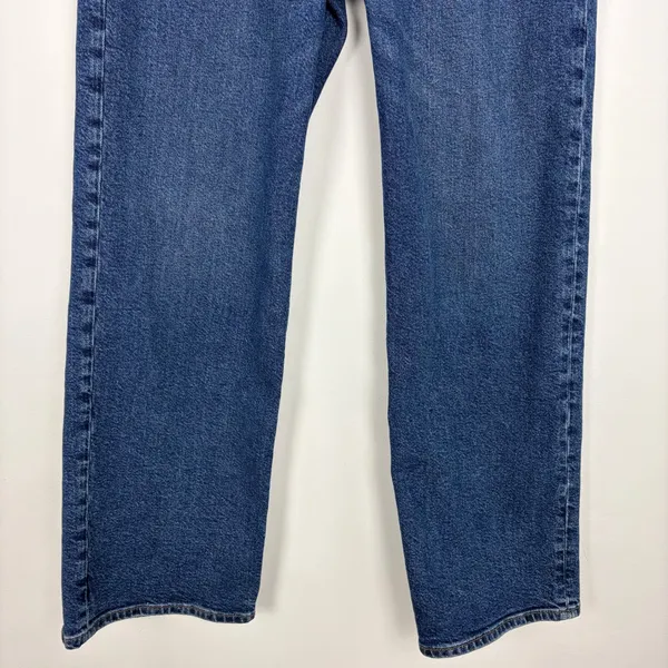 American Eagle Stovepipe Jeans Dark Wash Stretch High Waist Structured 0 Short - Image 4