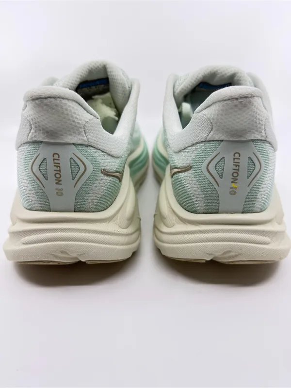 Hoka Women’s Clifton 10. Sea Glass/Jadeite Colorway SZ 10 Wide. - Image 3