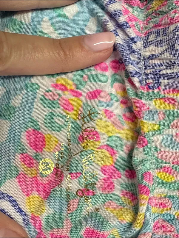 Lilly Pulitzer roar of the seas ruffle tube top - Image 4