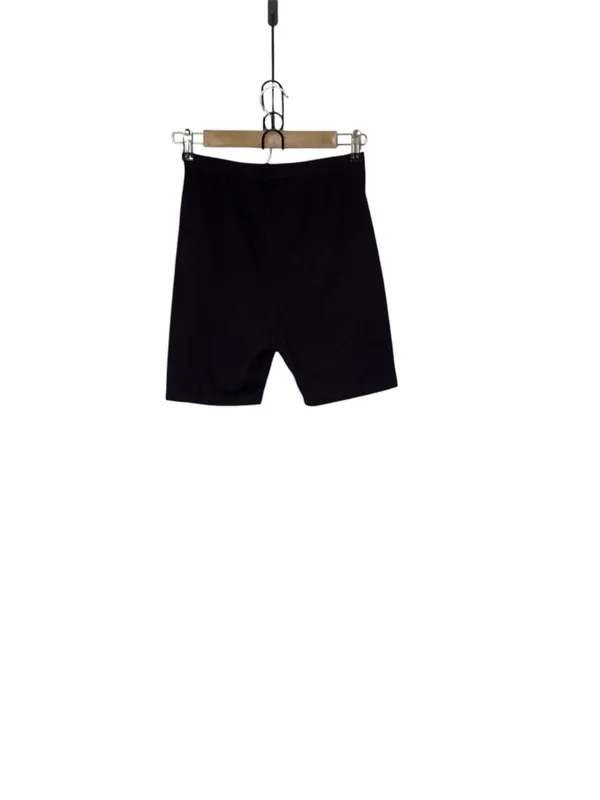 White Fox Black Medium Signature Biker Shorts Athlesiure Yoga Activewear Casual‎ - Image 3