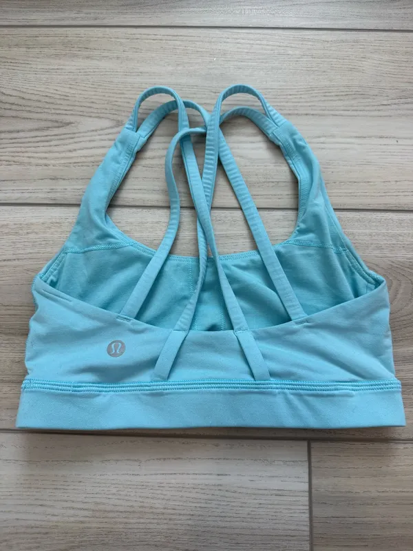 Lululemon Energy Bra *Medium Support, B–D Cups - Cyan Blue - Image 5