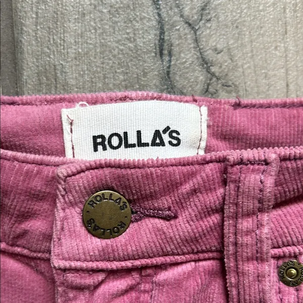 Rolla's Vintage Rose Corduroy Trousers - Image 2