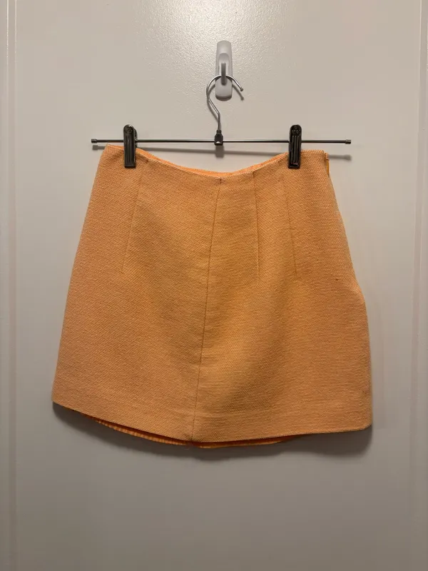 MNG Jeans Orange Skirt - Image 2