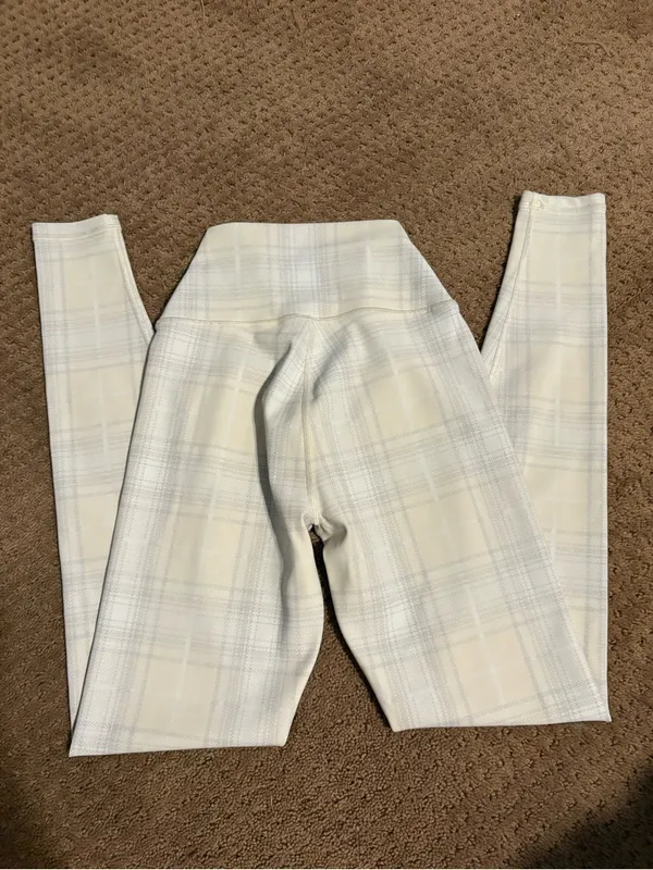 Alo high waist vapor legging plaid legacy XXS 28” inseam - Image 7