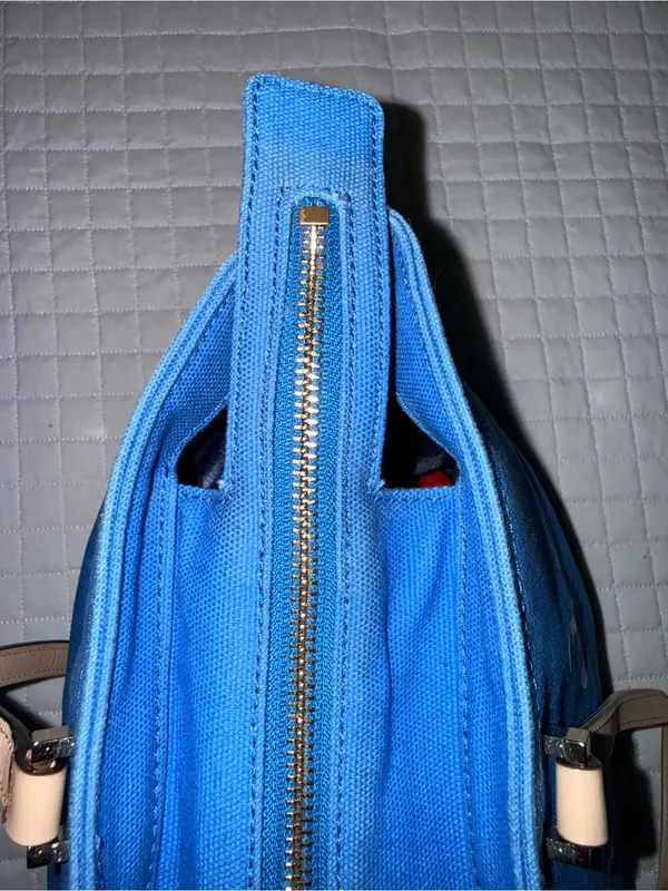 Kate Spade Francis Lott Street Tote Azure/Navy Blue - Image 7