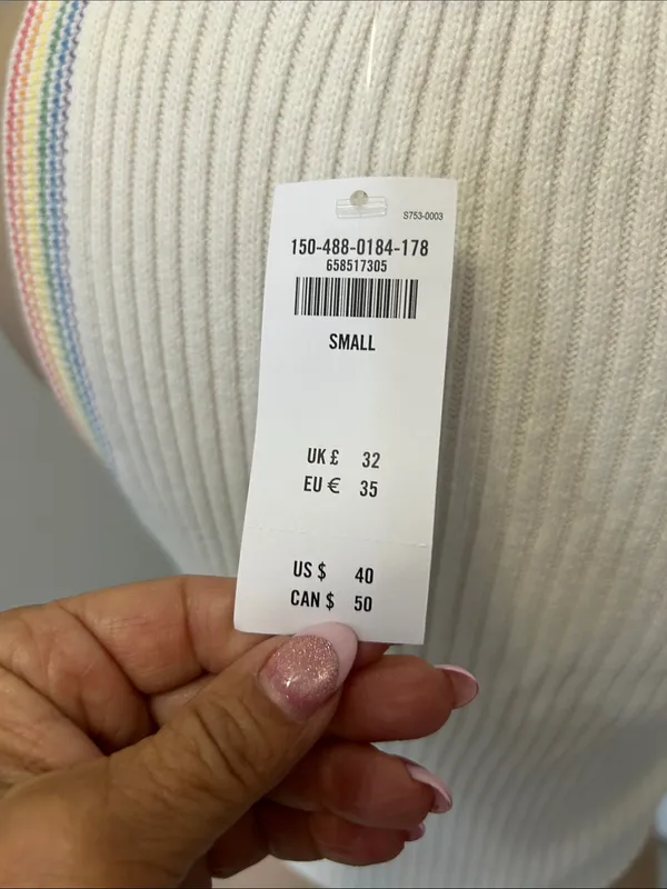 Abercrombie & Fitch for The Trevor Project High Neck Ribbed Pride Sweater Tank - Image 5