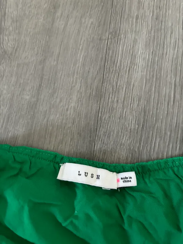 Lush Midi Green Summer Dress - Image 4