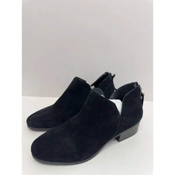 Kenneth Cole Reaction Ankle Boots Size 8 Womens‎ Black Leather Block Heel NEW - Image 3