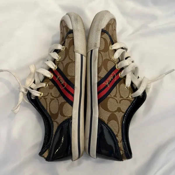 EUC Y2K Vintage Coach Poppy Series Folly Sneaker - Image 7