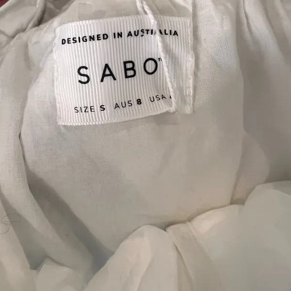 Sabo Skirt Shayla cotton baby doll dress size small, nwt - Image 9