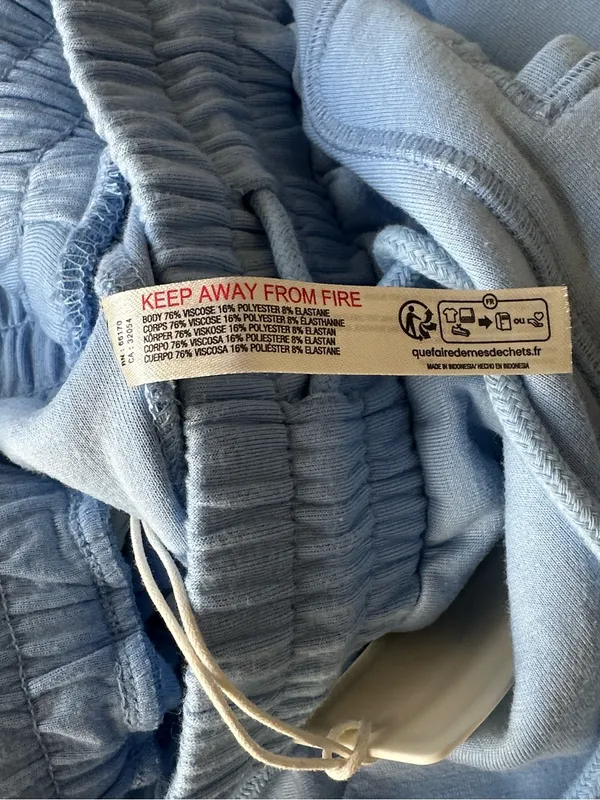 NWT Anthropologie Daily Practice Blue Joggers Oversized Relaxed Fit Comfy Lounge - Image 7