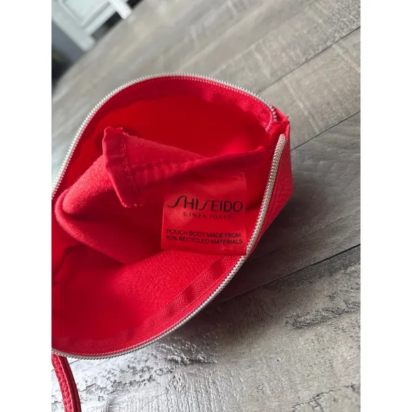 NWOT Shiseido Red‎ Wristlet Pouch - Image 5