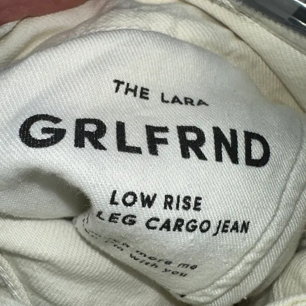 GRLFRND Camo Cargo Jean Grey SIZE 32 Camoflage Slouchy Low Rise Baggy $295 NEW - Image 10