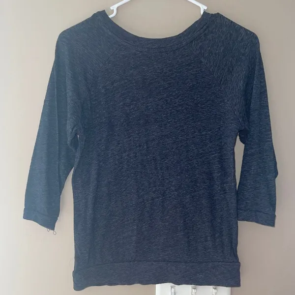 Unlisted Women's Gray White Sugar Skull 3/4 sleeve Shirt Size Small‎ - Image 3