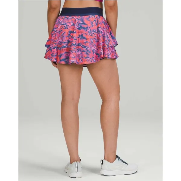 Lululemon‎ Court Rival High Rise Skirt Size 10 Chroma Clash Multi / Mineral Blue - Image 3