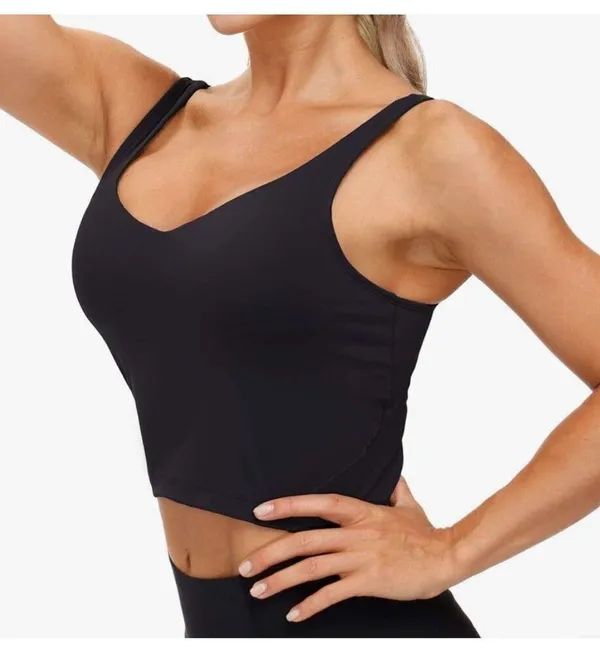 NEW Sports Bra Longline Wirefree Padded Medium Support M - Image 3
