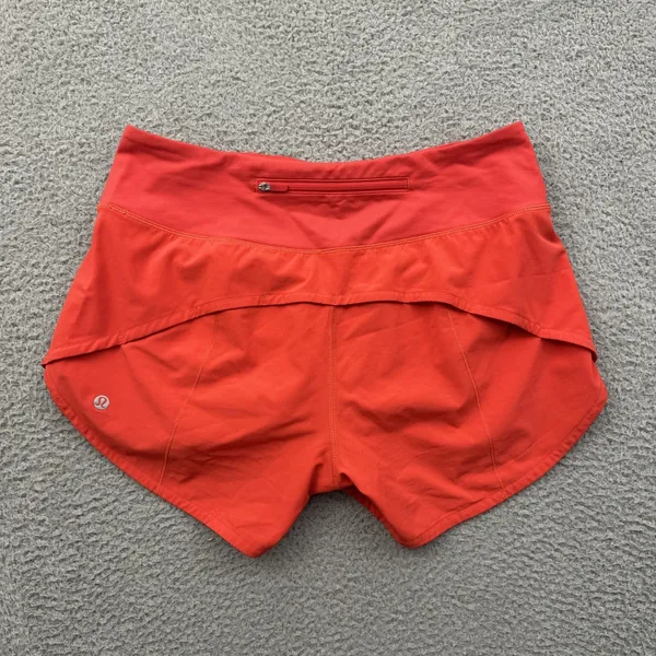 Lululemon Speed Up Shorts Mid Rise 4" Carnation Red Athletic Athleisure Women 6 - Image 2