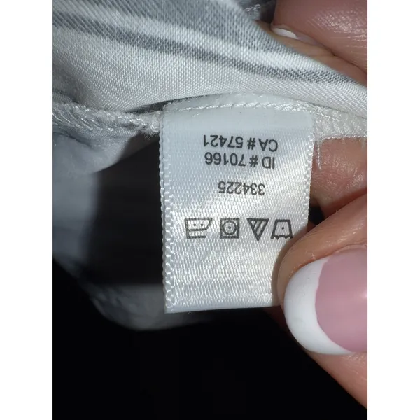 Ann Taylor Loft Striped‎ Summer Pants in Marisa Fit Sz 10 Jasmine Color - Image 8