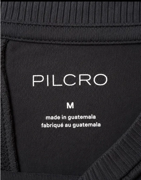 Anthropologie Pilcro Roll Sleeve Tank Top Black M 100% Cotton Relaxed Tee - Image 6
