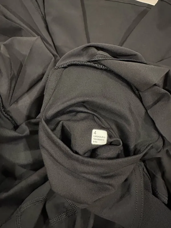 lululemon side pleat high rise tennis skirt black 4 W8ADUS - Image 8