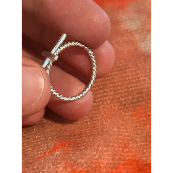 C70 size 5 925 sterling silver ring - Image 3