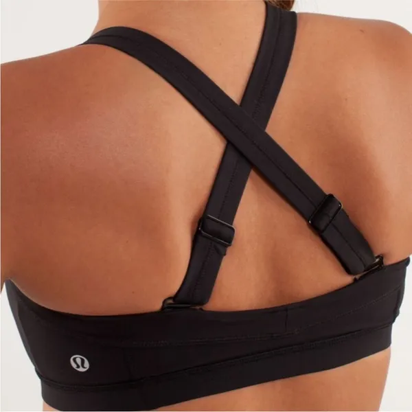 Lululemon Run:Engage Black Bra - Image 4