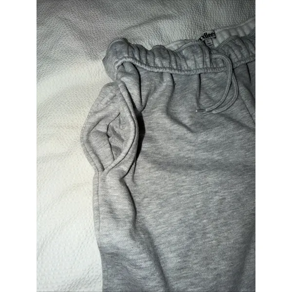 Luxfleece Gray Wide Leg Sweat Pants Sz L - Image 6