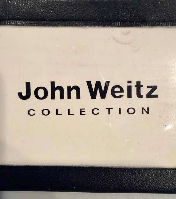 VINTAGE: John Weitz Collection | leather card wallet with ID window - Image 2