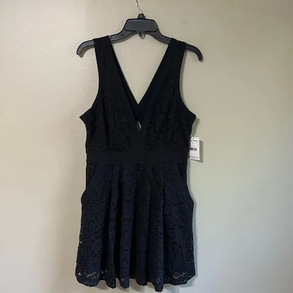 NWT free‎ people lovely in lace mini dress M - Image 6