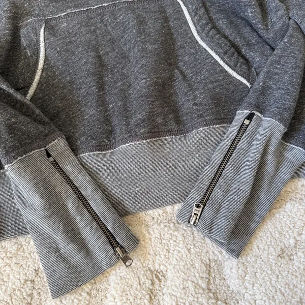 Abercrombie & Fitch Gray Cowl Neck Sweatshirt - Image 7