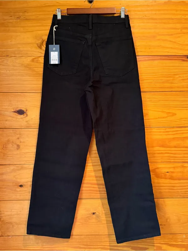 Universal Threads Highest Rise Straight Denim Jeans Black 6 NWT Stretch - Image 3