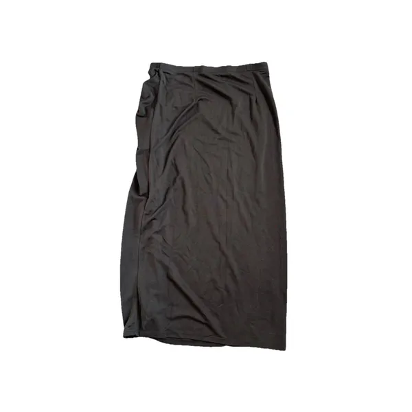 Marc New York Black stretchy Maxi‎ Side Slit Skirt w/ Elastic waist Size M Olive - Image 2