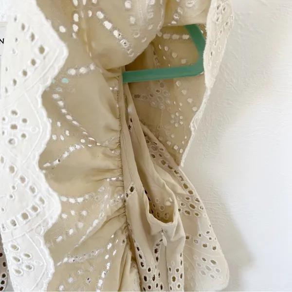 Munthe Hico Eyelet Ruffle Dress US 6 / FR 36 - Image 4
