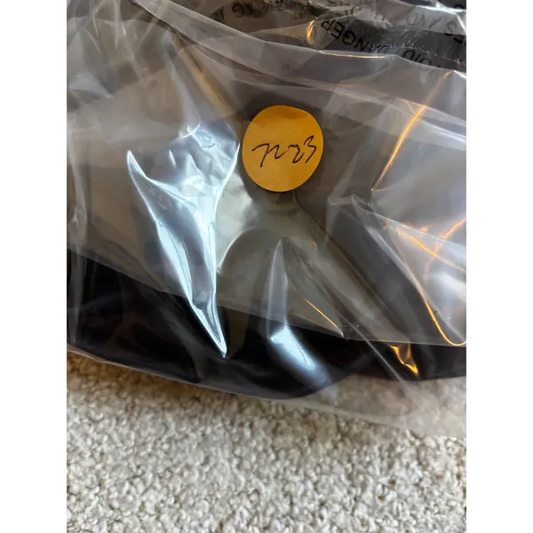 Vintage Y2K‎ Bebe Cowl Neck Slip Dress Med Black Satin Maxi Minimalist Cocktail - Image 9
