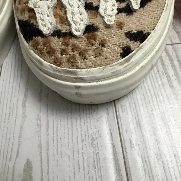 Vans Skeleton Appliqué Slip-on Shoes Women's 6 Men's 4.5‎ Halloween Goth Rocker - Image 6