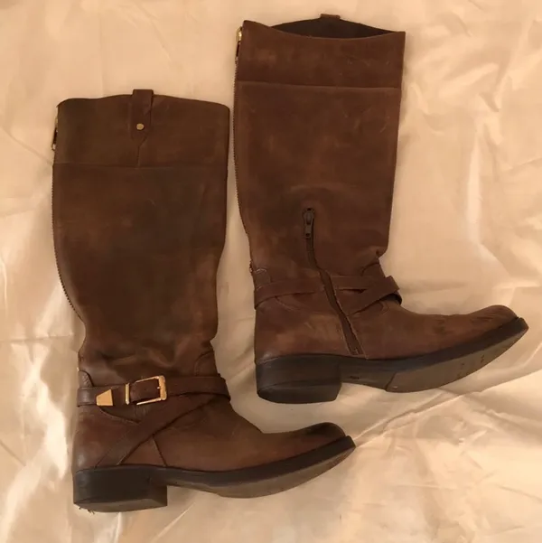 Steve Madden brown leather boots - Image 2